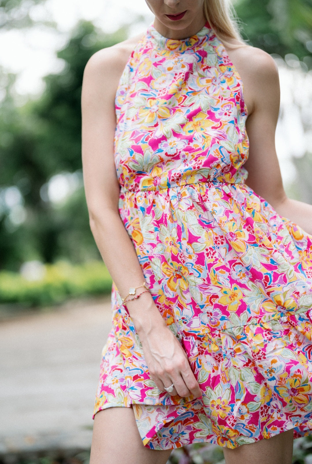 Odessa Mini Ruha - Floral Sunrise