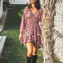 Adriana Mini Dress - Wild Dahlia
