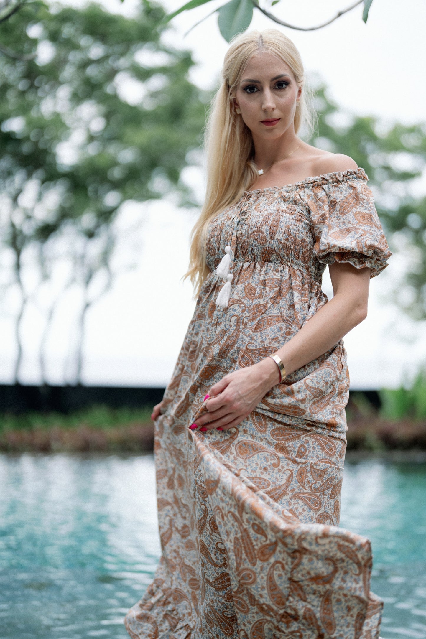 Sabrina Hosszú Ruha - Golden Root