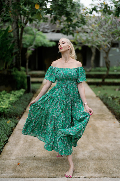 Julia Hosszú Ruha - Jade Bloom