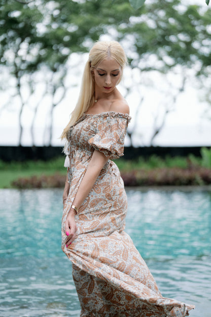 Sabrina Hosszú Ruha - Golden Root