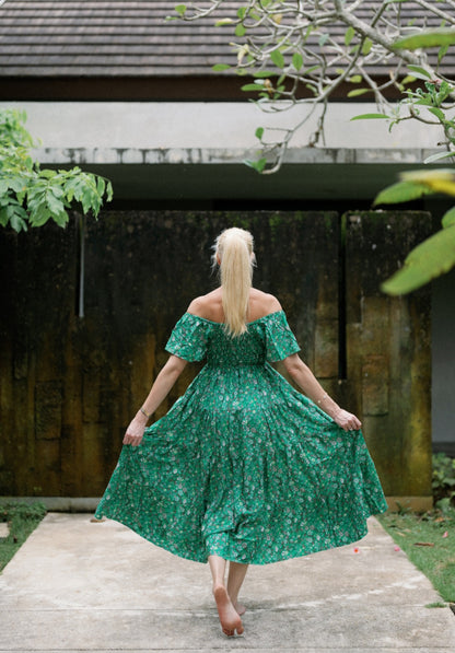 Julia Hosszú Ruha - Jade Bloom